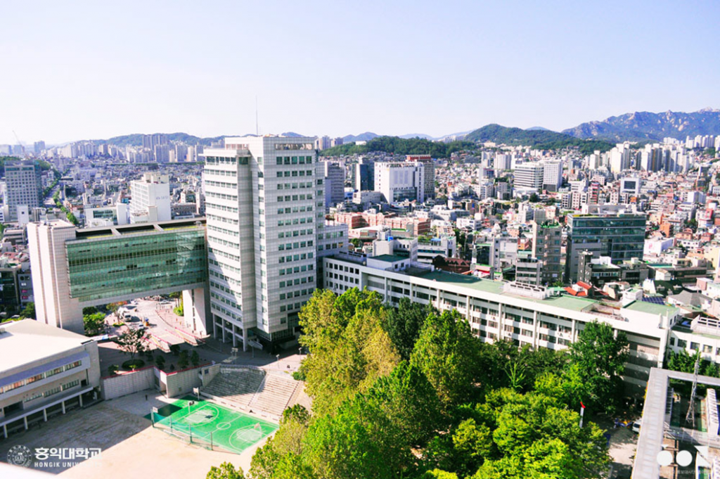 Toàn cảnh đại học Hongik
